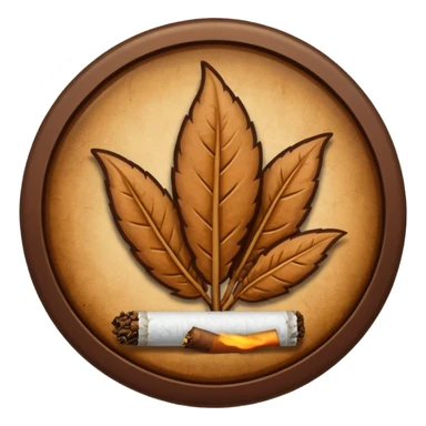  Badge of tobacco sticker