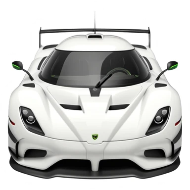 koniggseg jesko white sticker