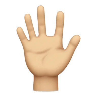 Create an emoji for me that looks exactly like the handshake emoji except with the right hand missing sticker