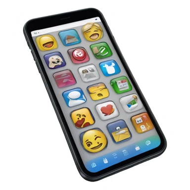 folders inside of a phone sticker