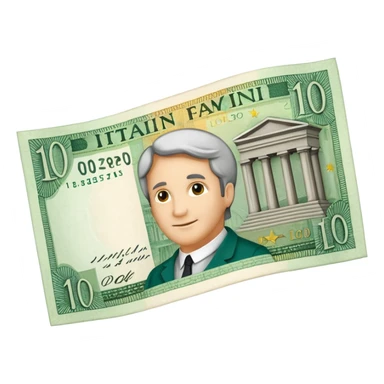 banconote euro 10 italia sticker