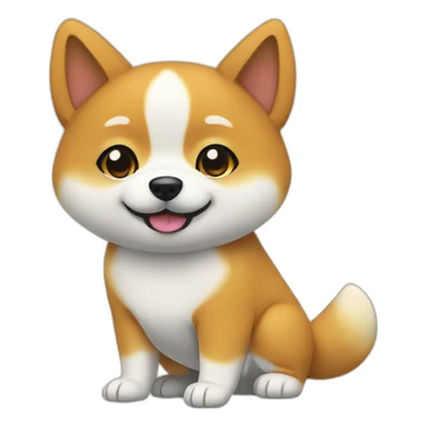cute-shibainu sticker