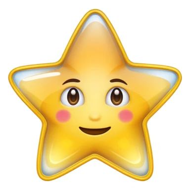 ★☆ - this shows full star and empty star but I want half and half star sticker
