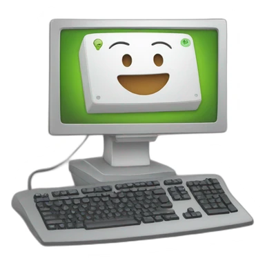 computer says thank you sticker