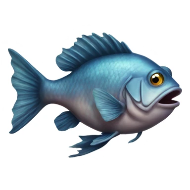 Ugly fish sticker