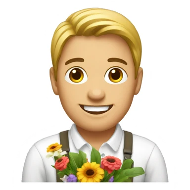 florist with german background sticker