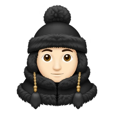 Dagestani traditional papakha hat sticker