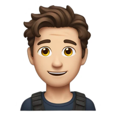 make a emoji that looks like Tom Holland sticker