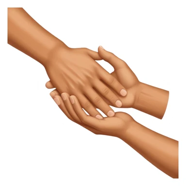 Dos manos saludandose sticker