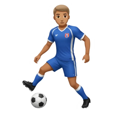 man playing  futboll sticker