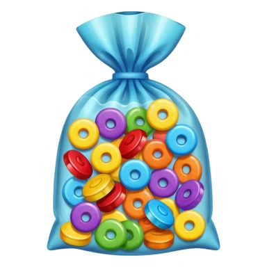 Candy and candy bags sticker