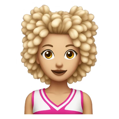 pom pom girl sticker