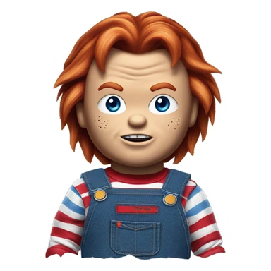 make chucky from movie sticker
