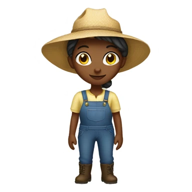 Girl Farmer sticker