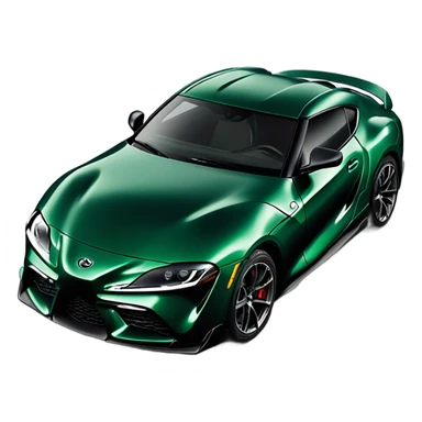 Toyota Supra new dark green sticker