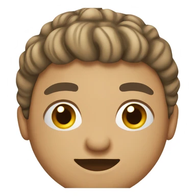 Calm male with snail hairband front of laptop  sticker