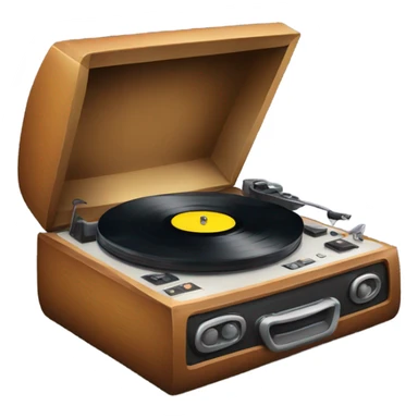 record player sticker