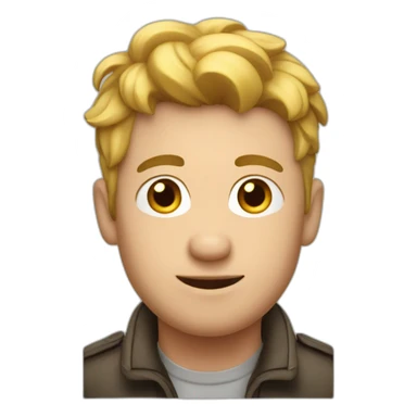 Homme sur cochon sticker