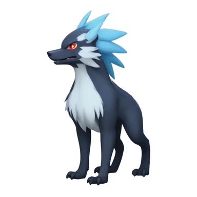 Nargacuga-Silvally-Sergal-Zoroark-Zorua full body sticker
