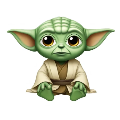 Bebe yoda sticker