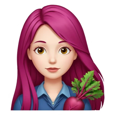 One woman medium length blond highlights hair
One man medium dark skin no hair One woman long beetroot colour hair  sticker