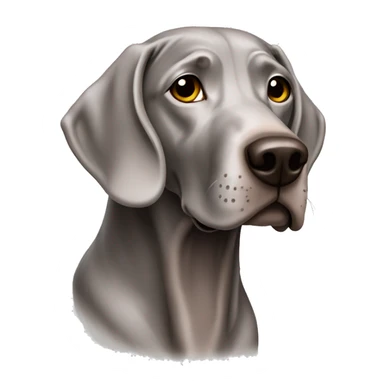 Weimaraner dog sticker