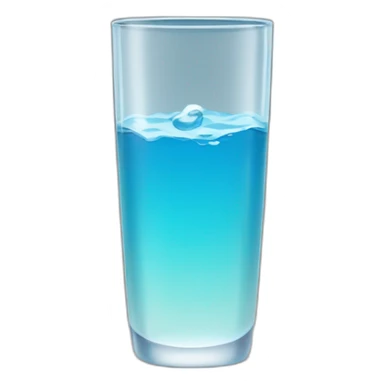 Un verre d'eau sticker
