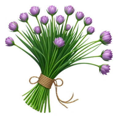 chives herb bouquet sticker