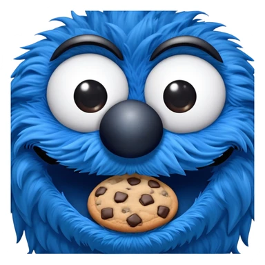 Cookie Monster from Elmo  sticker