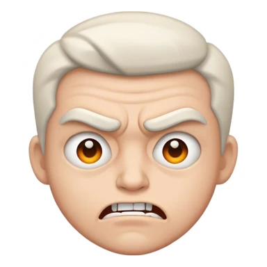 mad face cool sticker