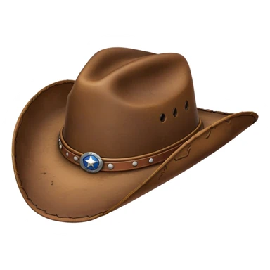 Texas cowboy hat sticker