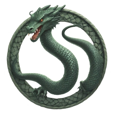 ouroboros symbol sticker