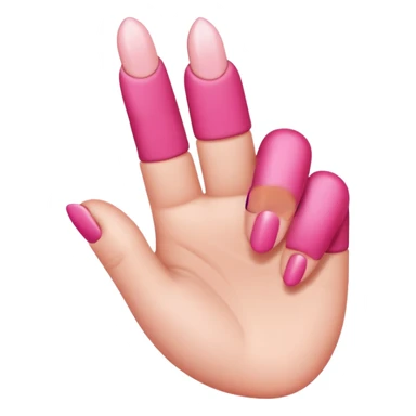 Make a emoji of a very small finger  sticker