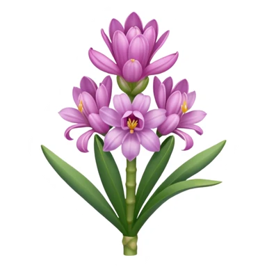 a light margenta  Hyacinth sticker