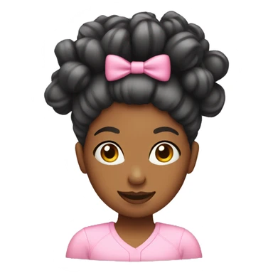 Girl with hair rollers in her hair sticker