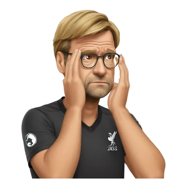 Klopp facepalm sticker