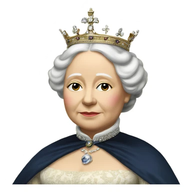 queen victoria in 21st century sticker