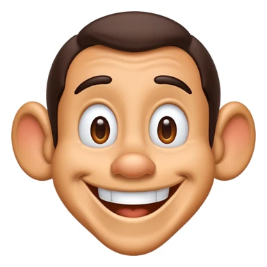 Goofy from Disney smiling sticker