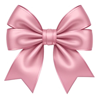 Cute light pink bow  sticker
