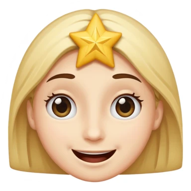Carita de emoción como este emoji 🤩 sticker