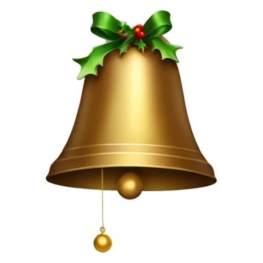 Big Christmas bell sticker