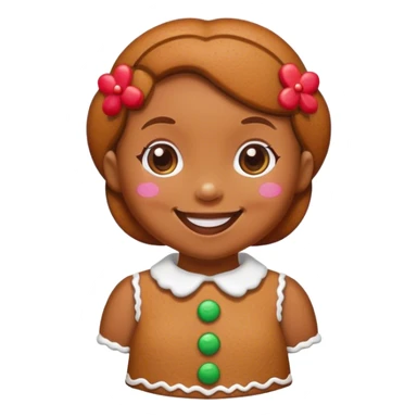 gingerbread girl sticker