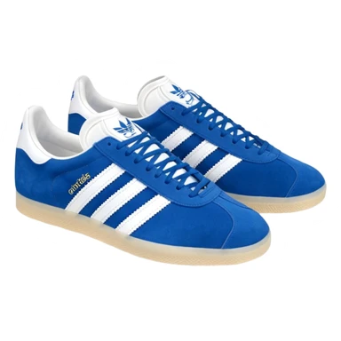 Adidas white stripes gazel sticker