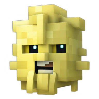 Pixelmon Minecraft Navodnenie Head Skin sticker