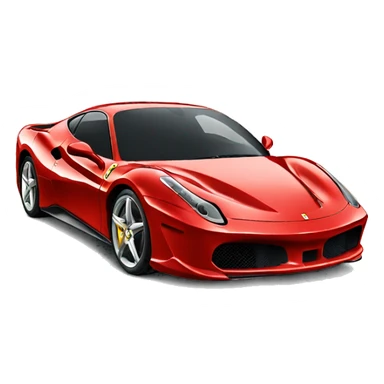 A pretty Ferrari car sticker