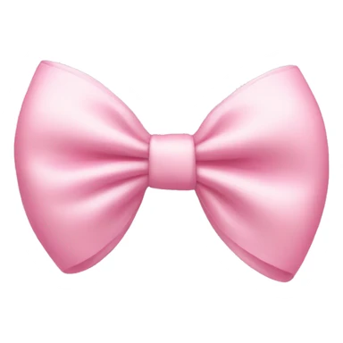 light pink bow emoji sticker
