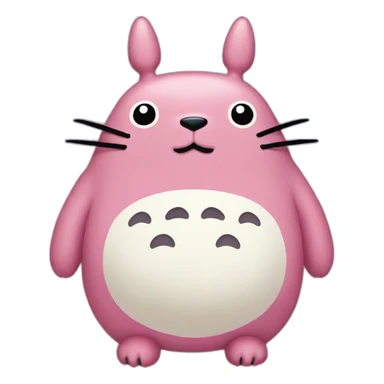 pink totoro sticker