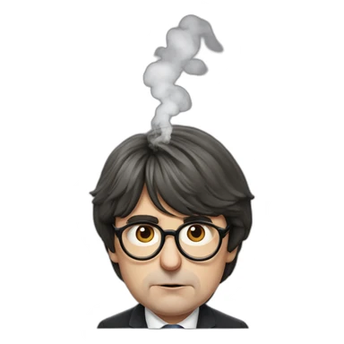 Carles puigdemont smoking sticker