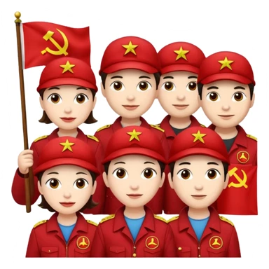 communist party sticker