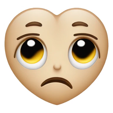 Sad heart with tears sticker